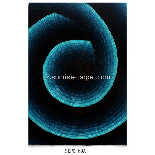 Polyester Silk Shaggy 4D Carpet